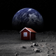 Illustration for article titled An Artist Is Raising Money To Build A Quaint Little House On The Moon